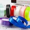 10 Rolls 10 Colors 1-1/2" x 25 Yards Single Faced Polyester Ribbon Fabric Satin Ribbon Assortment Kit